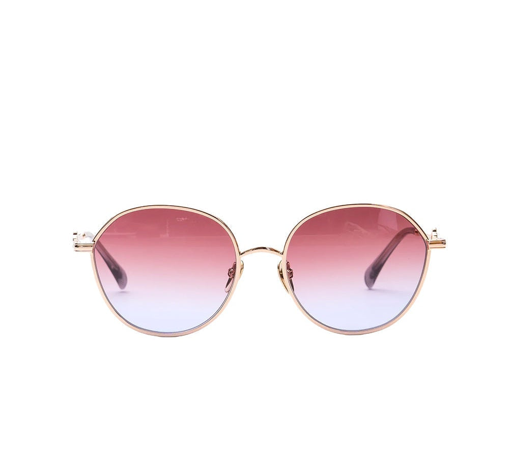 Colette Round Gradient Sunglasses Women