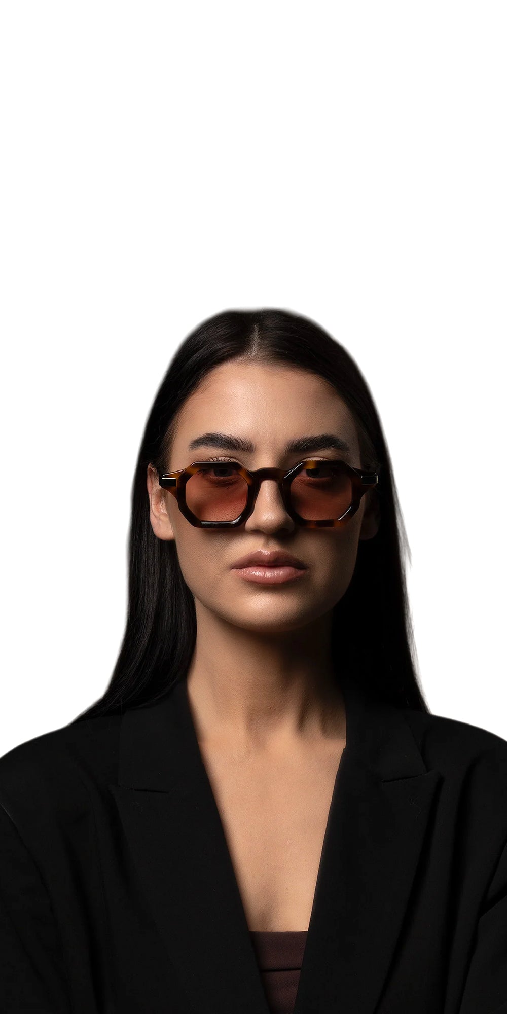 Valerian Acetate Sunglasses Gold-Plated