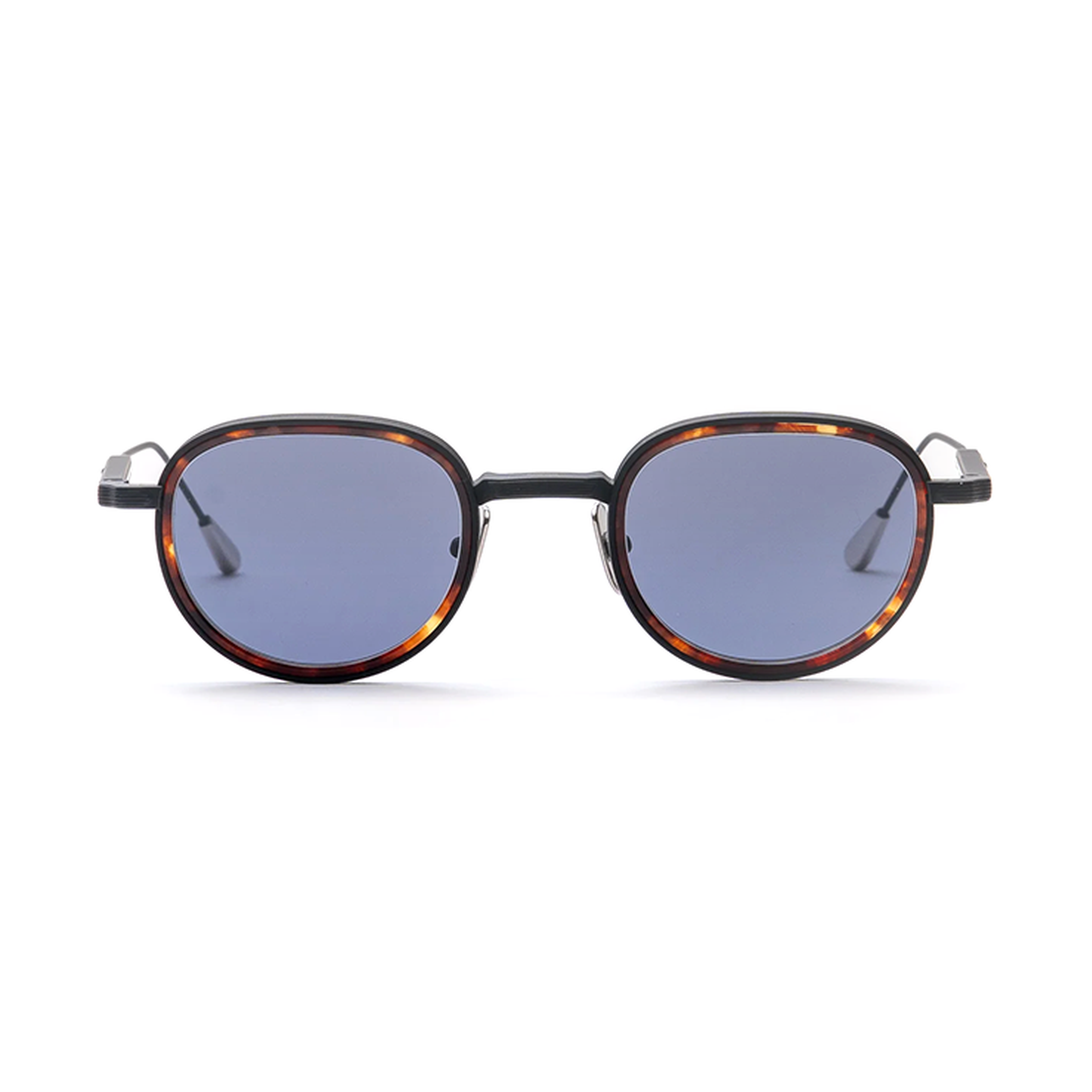 نظارات شمسية دائرية من باناش مصنوعة من الذهب عيار 18 قيراطًا