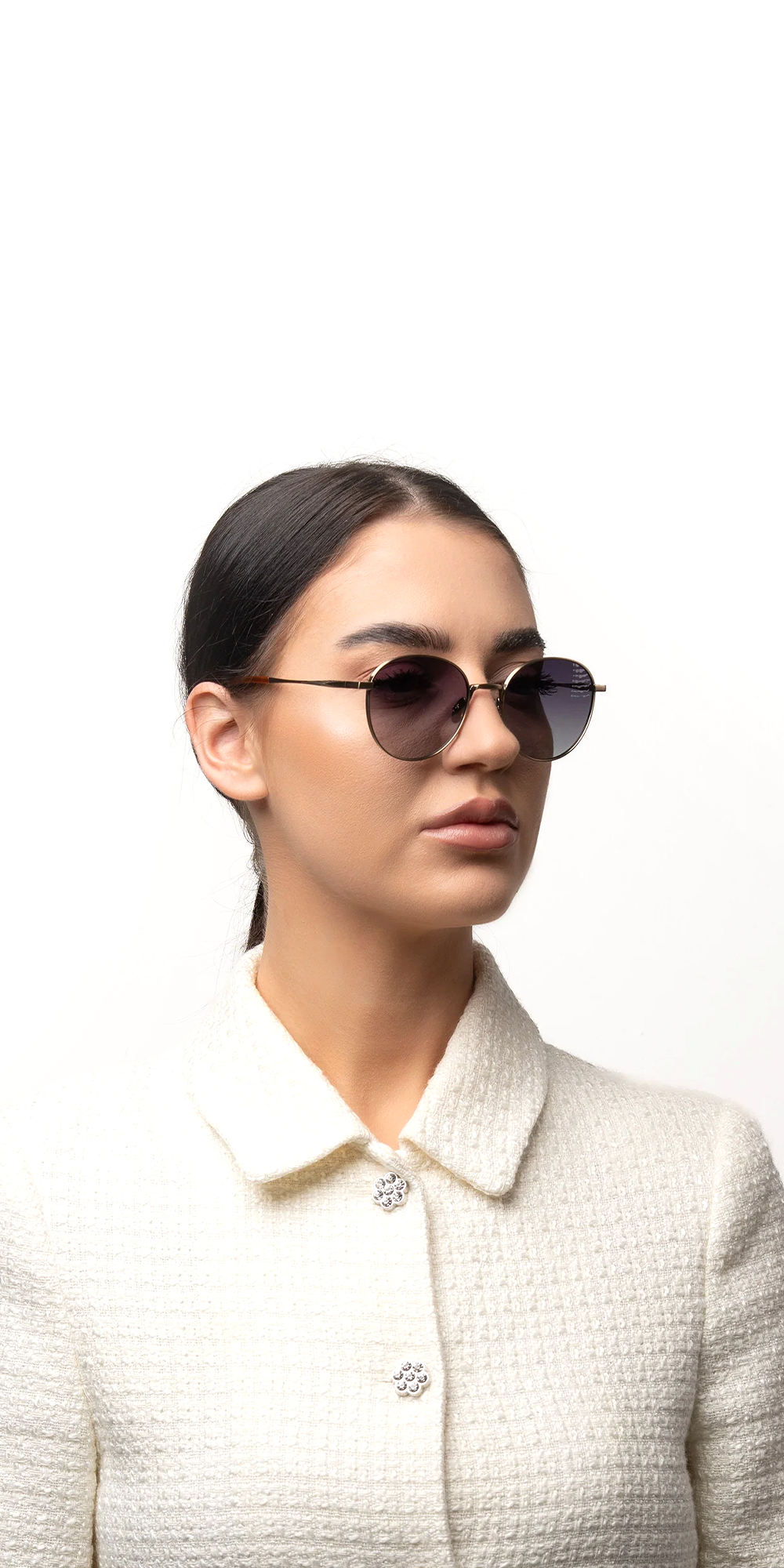 Noa – Bronze Violet Gradient Sunglasses