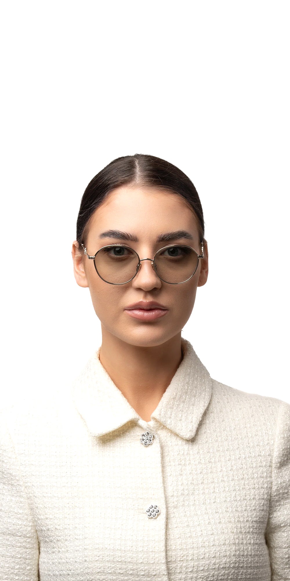 Jardin Round Gradient Sunglasses Women