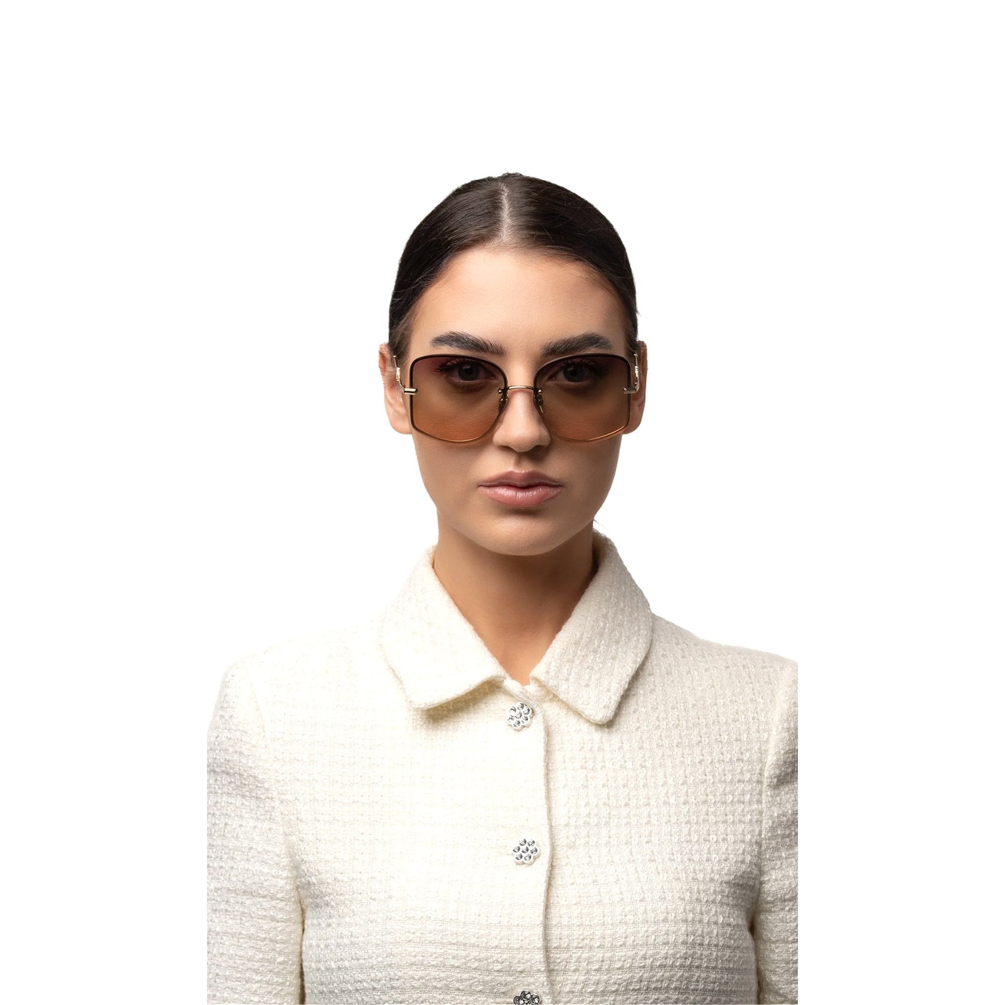 Éclat نظارات شمسية مربعة متدرجة للنساء