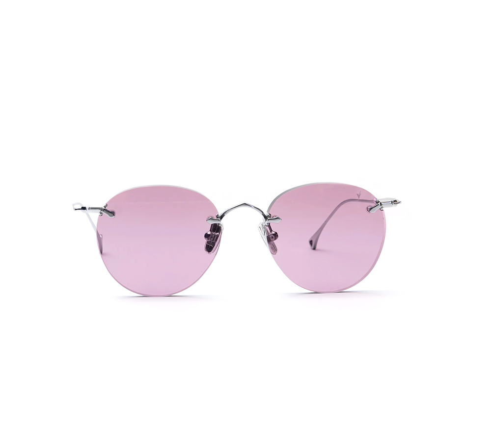Oxford Rimless Round Sunglasses