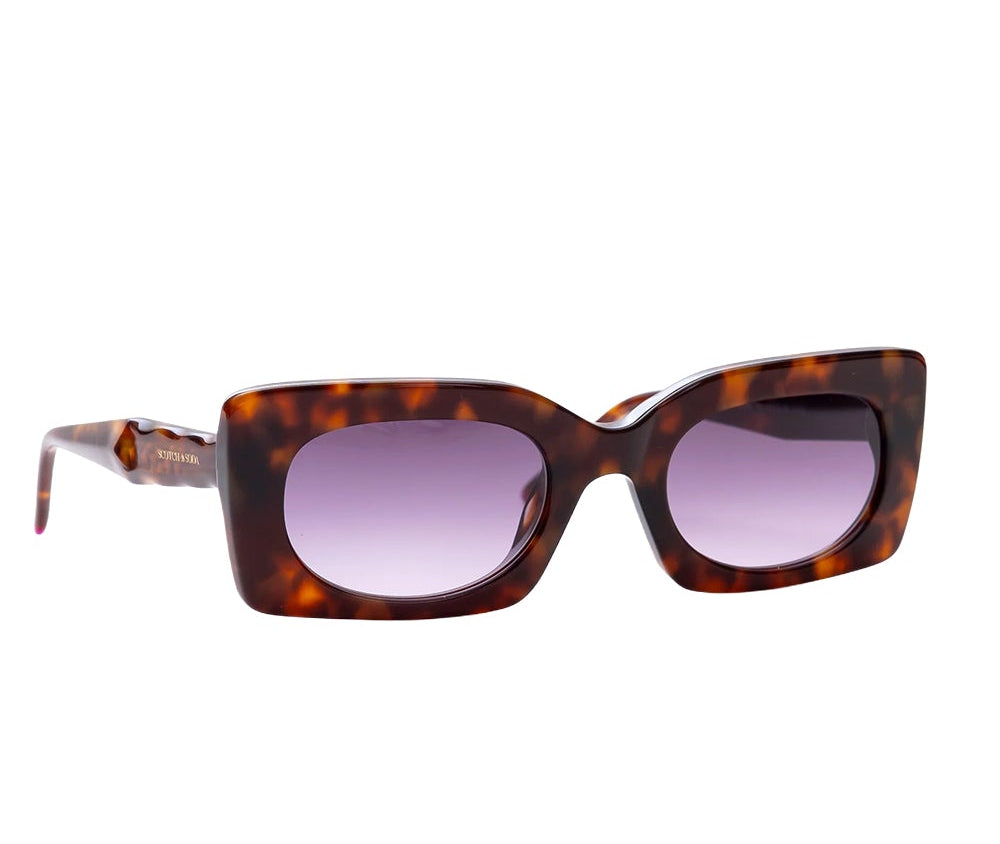 Havana Tortoise Rectangle Sunglasses