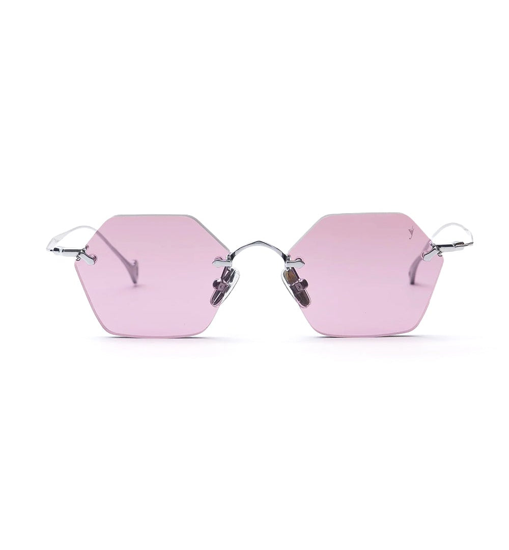 CARNABY Rimless Octagon Sunglasses