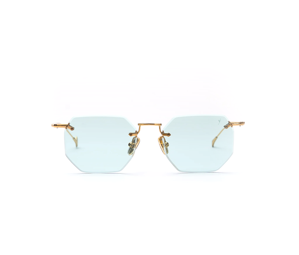 Panthere Rimless Geometric Sunglasses