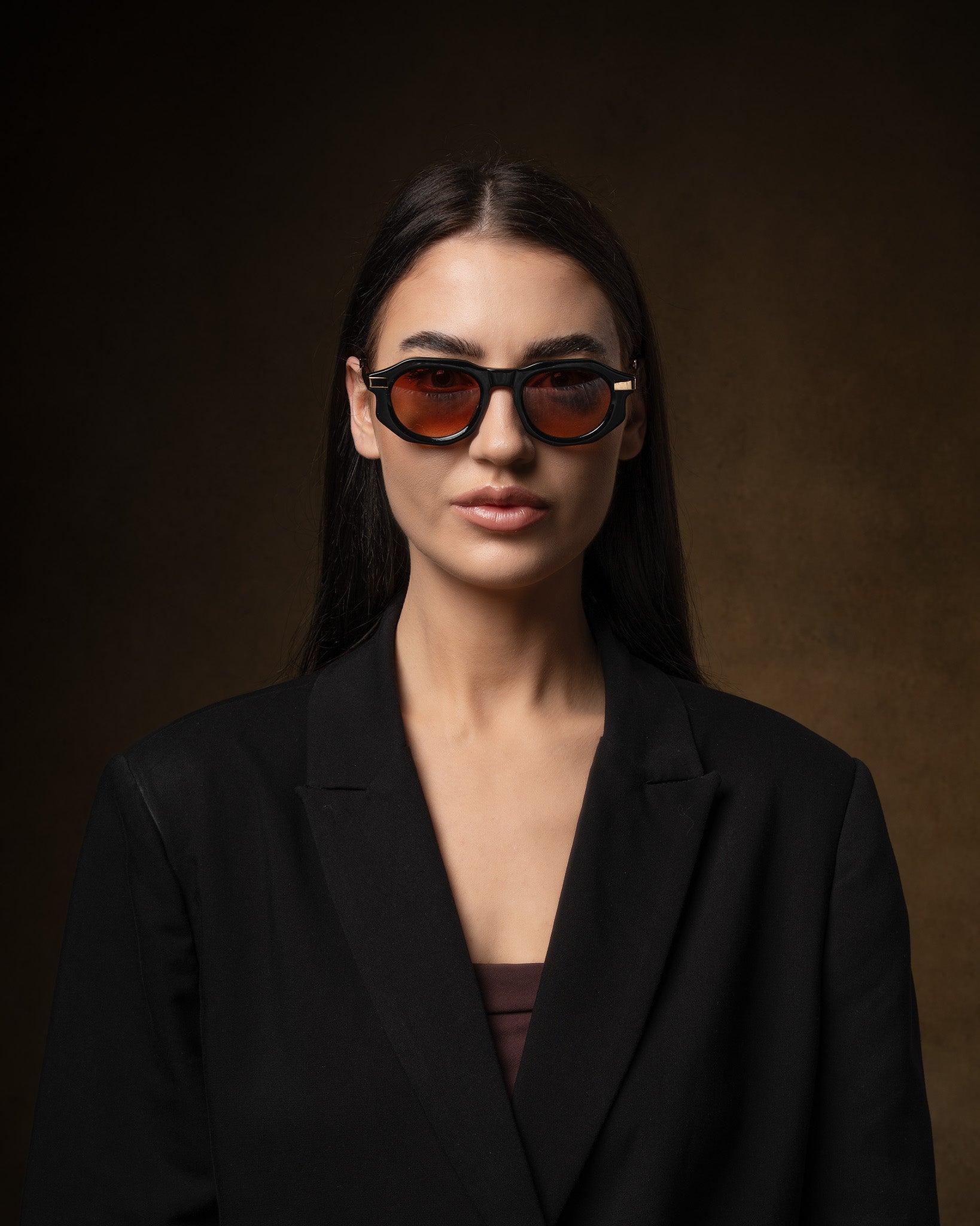 Sceptre Acetate Sunglasses Gold-Plated