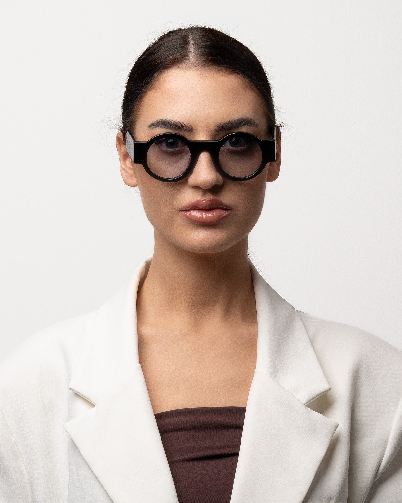 نظارات شمسية INES Bold Round Acetate