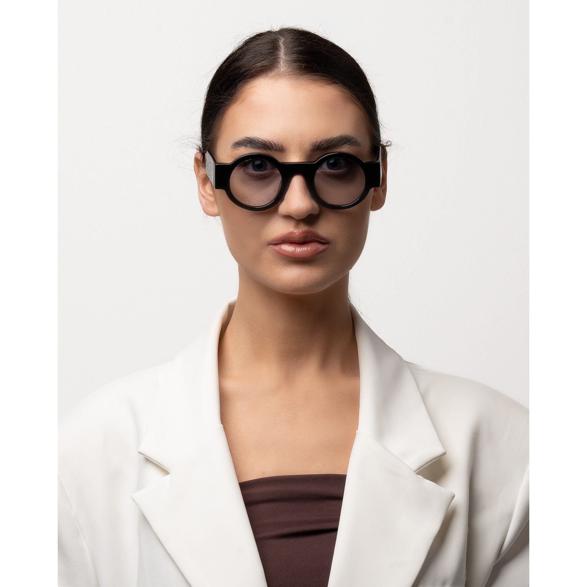 نظارات شمسية INES Bold Round Acetate