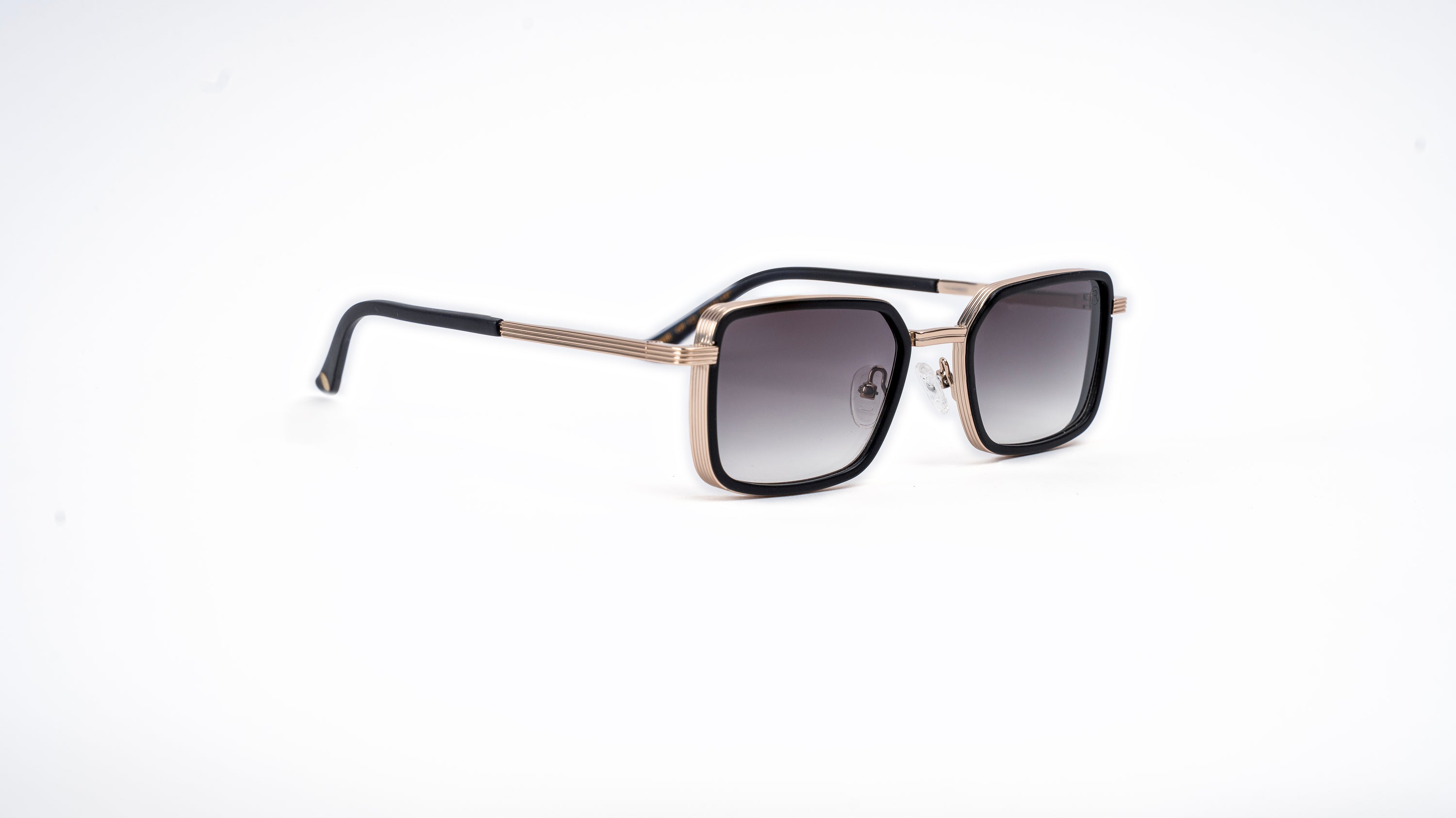 TOBBIE-Square Acetate and Metal Sunglasses