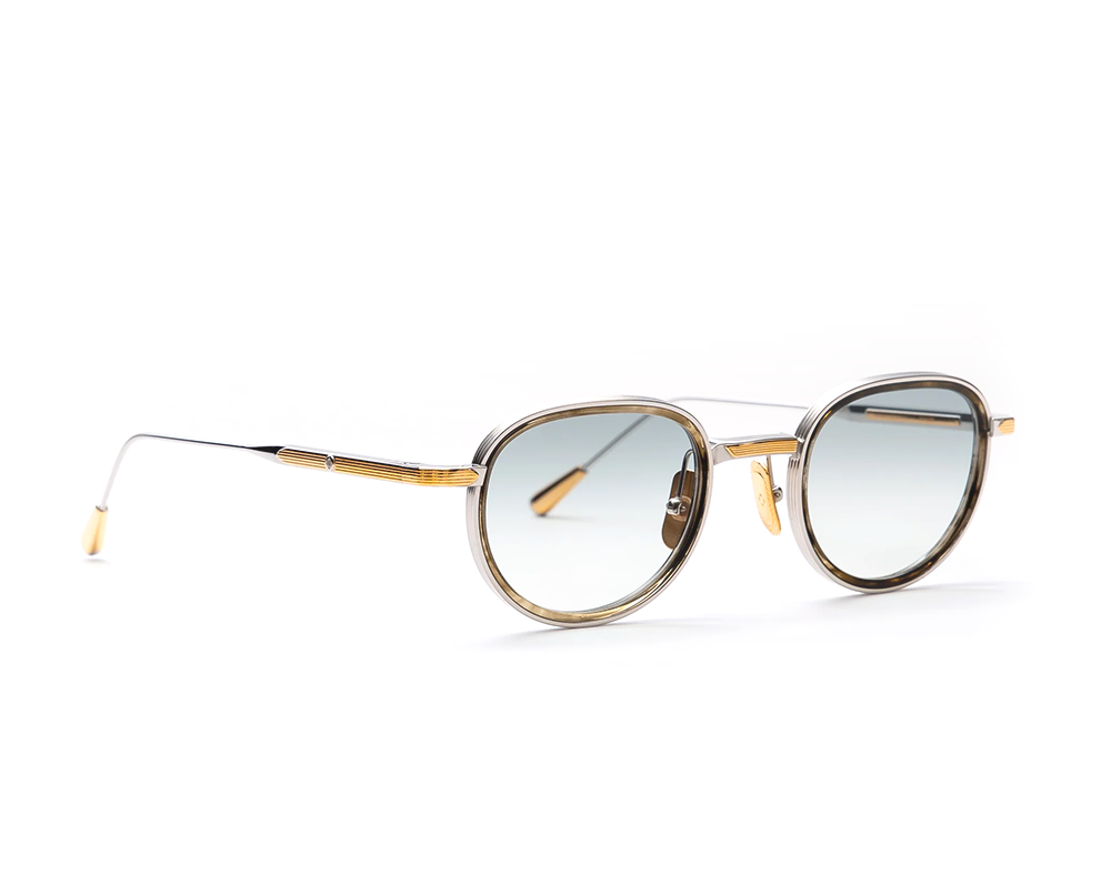 Panache 18K Gold Round Sunglasses