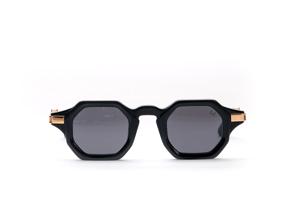 Valerian Acetate Sunglasses Gold-Plated