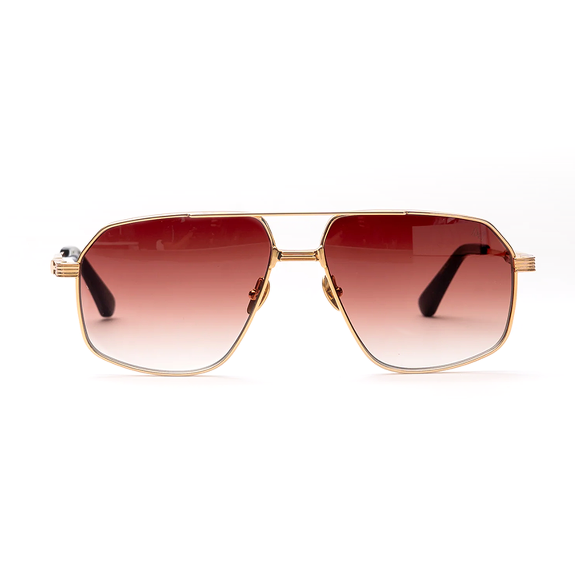 نظارات شمسية ريجنت بايلوت مطلية بالذهب