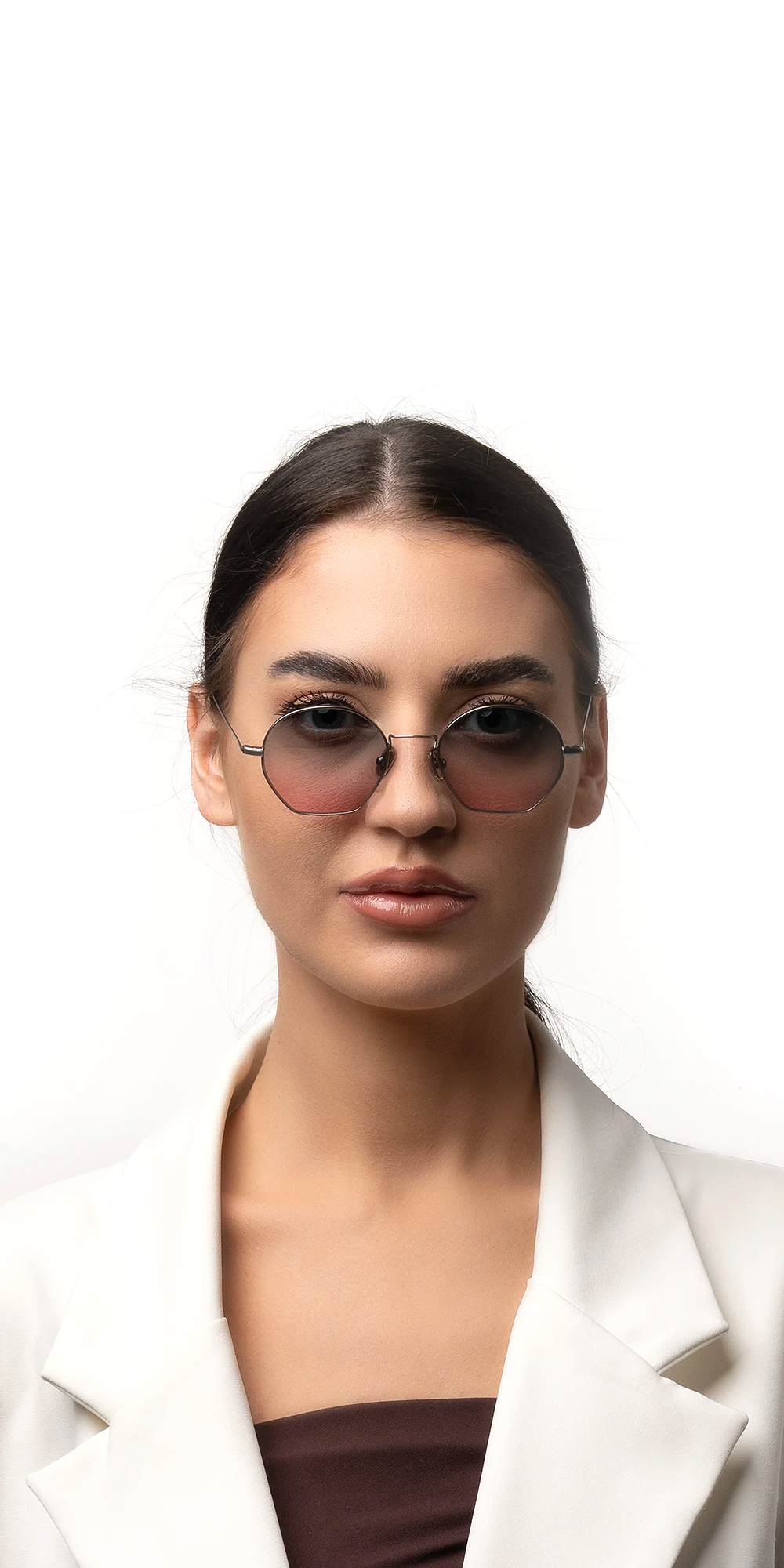 Triomphe Hexagon Gradient Sunglasses