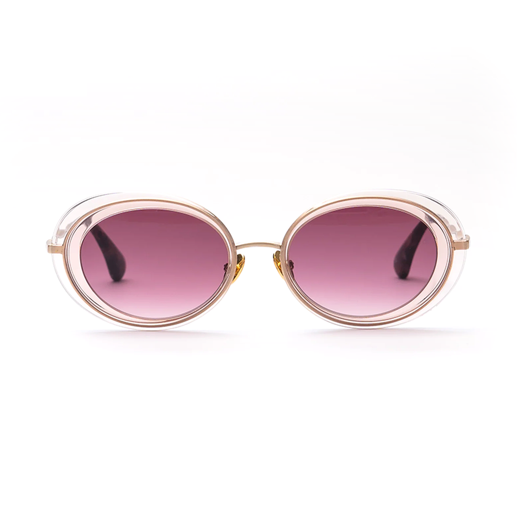 Ella – Blush Crystal Gradient Sunglasses