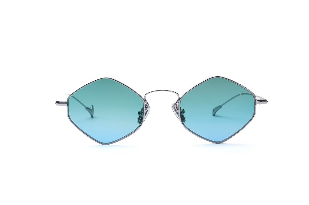 Amelie Hexagonal Rose Gold Sunglasses