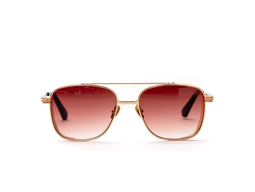 Imperial Gold-Plated Aviator Sunglasses