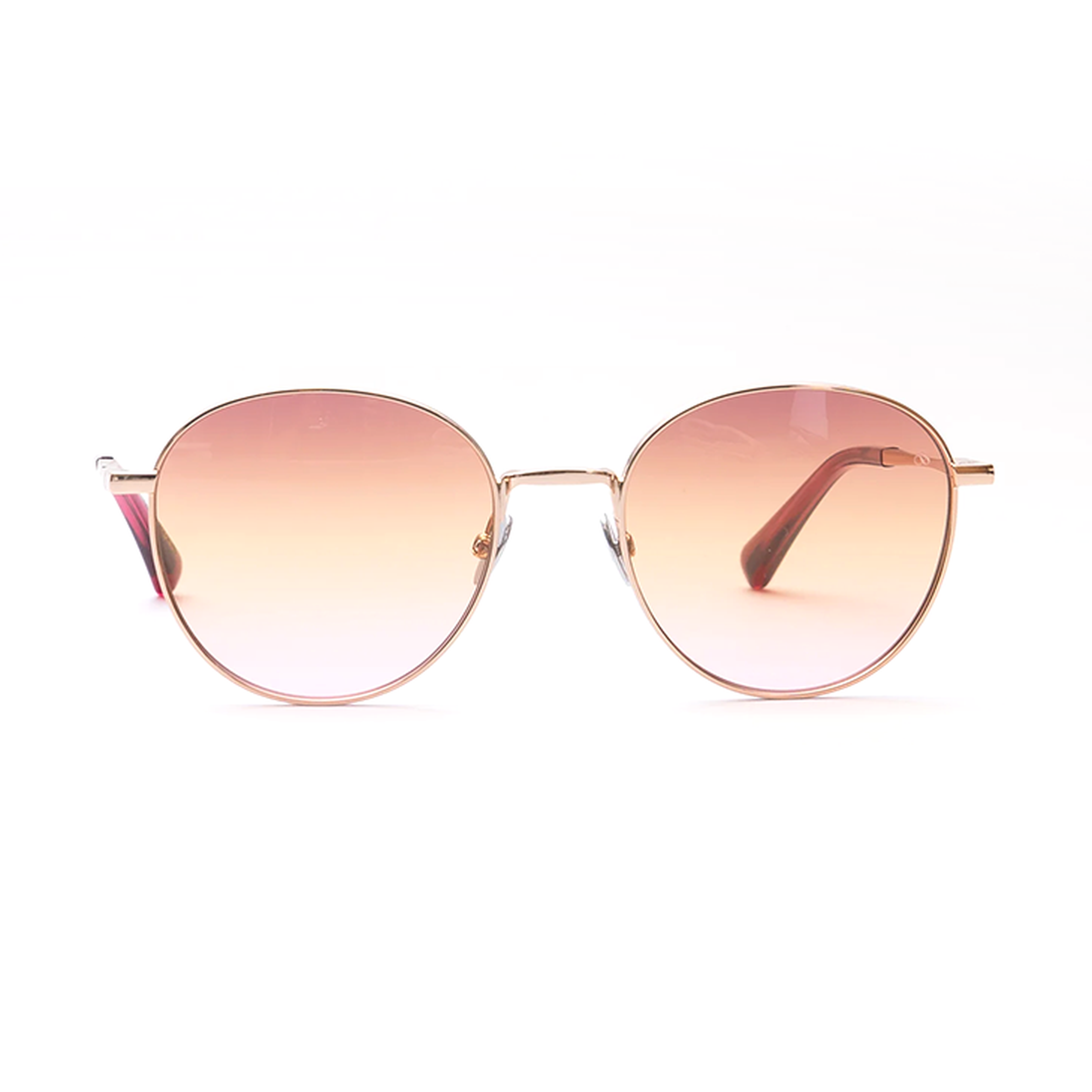نظارة شمسية إيلا بيضاوية متدرجة اللون بتصميم سلحفاة