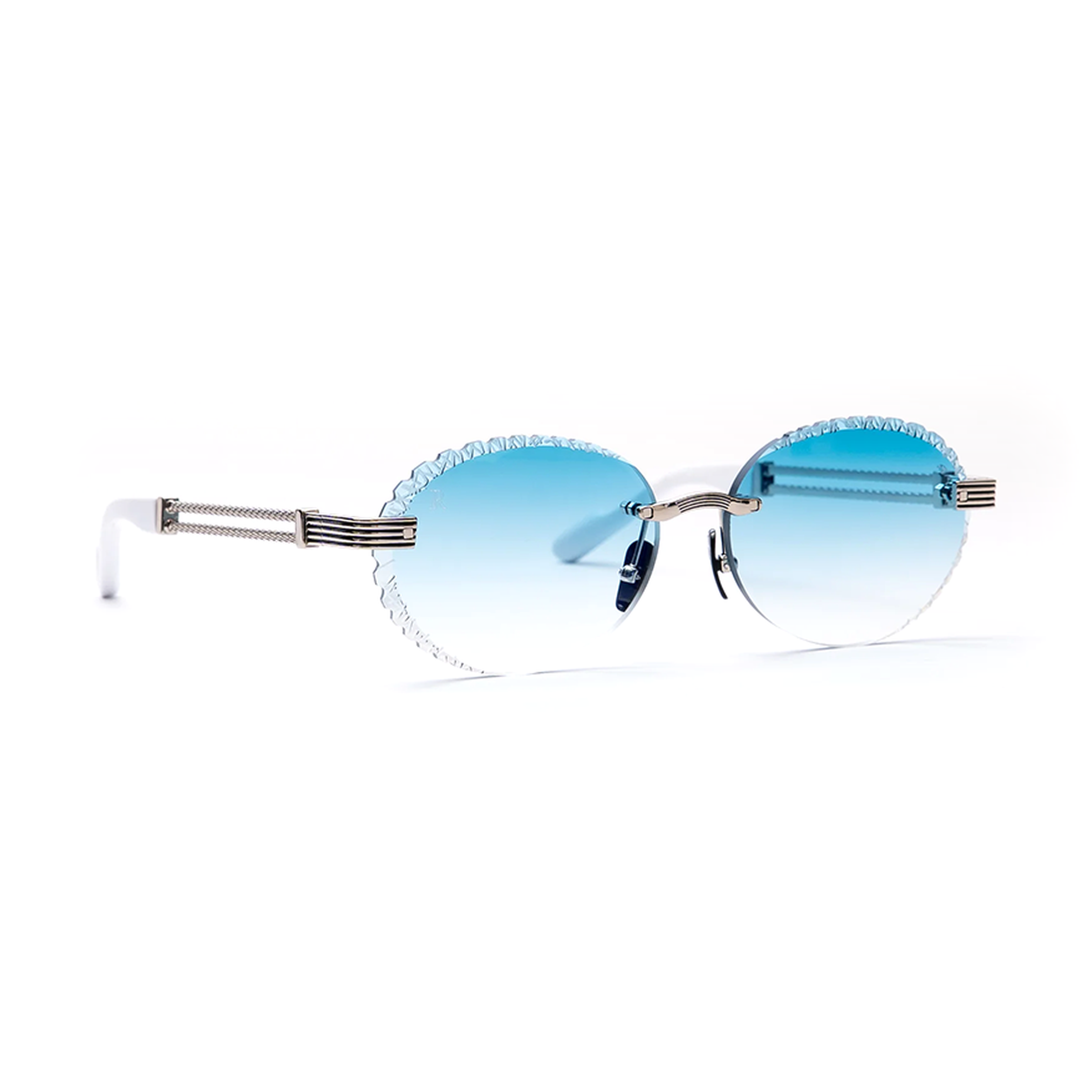 XVI Titanium Rimless Sunglasses