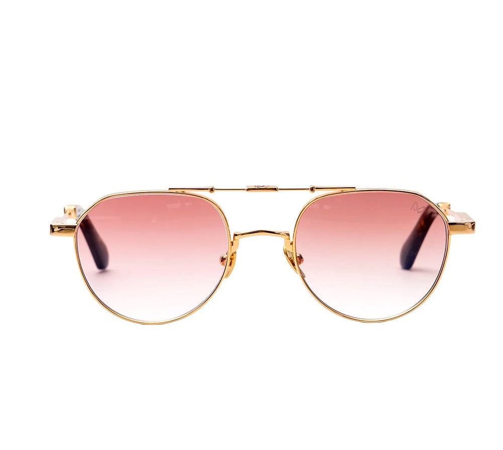 Golden Aviator Sunglasses
