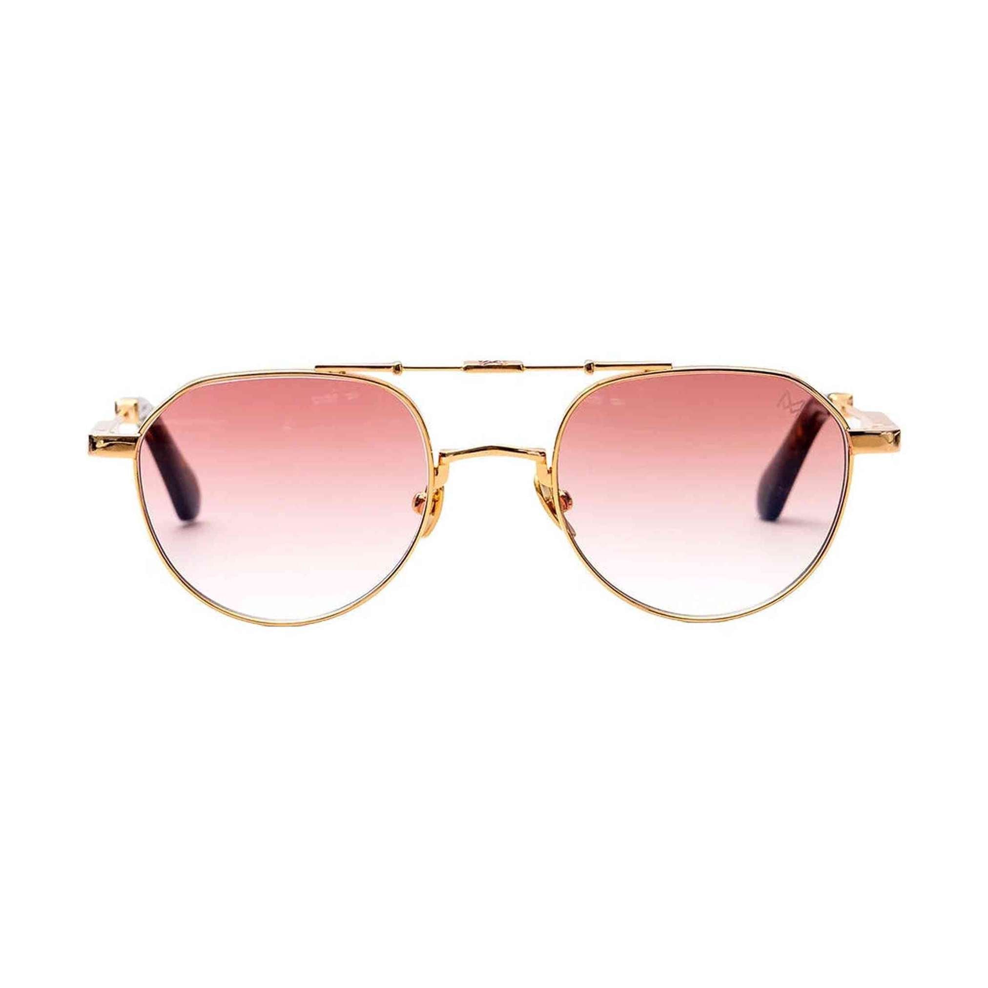 نظارات شمسية أفياتور ذهبية