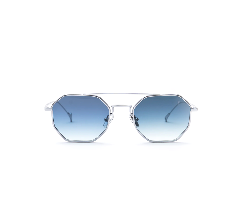 York geometric Aviator Sunglasses
