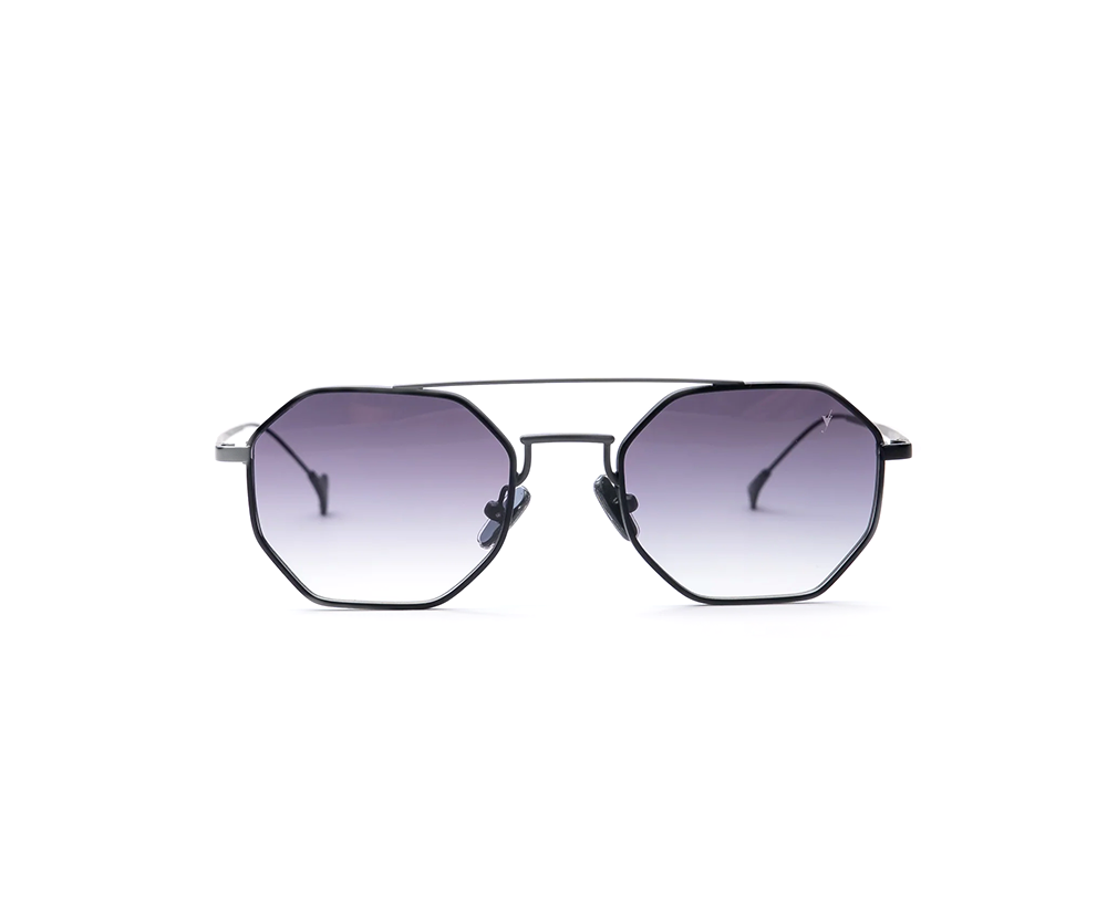 York geometric Aviator Sunglasses