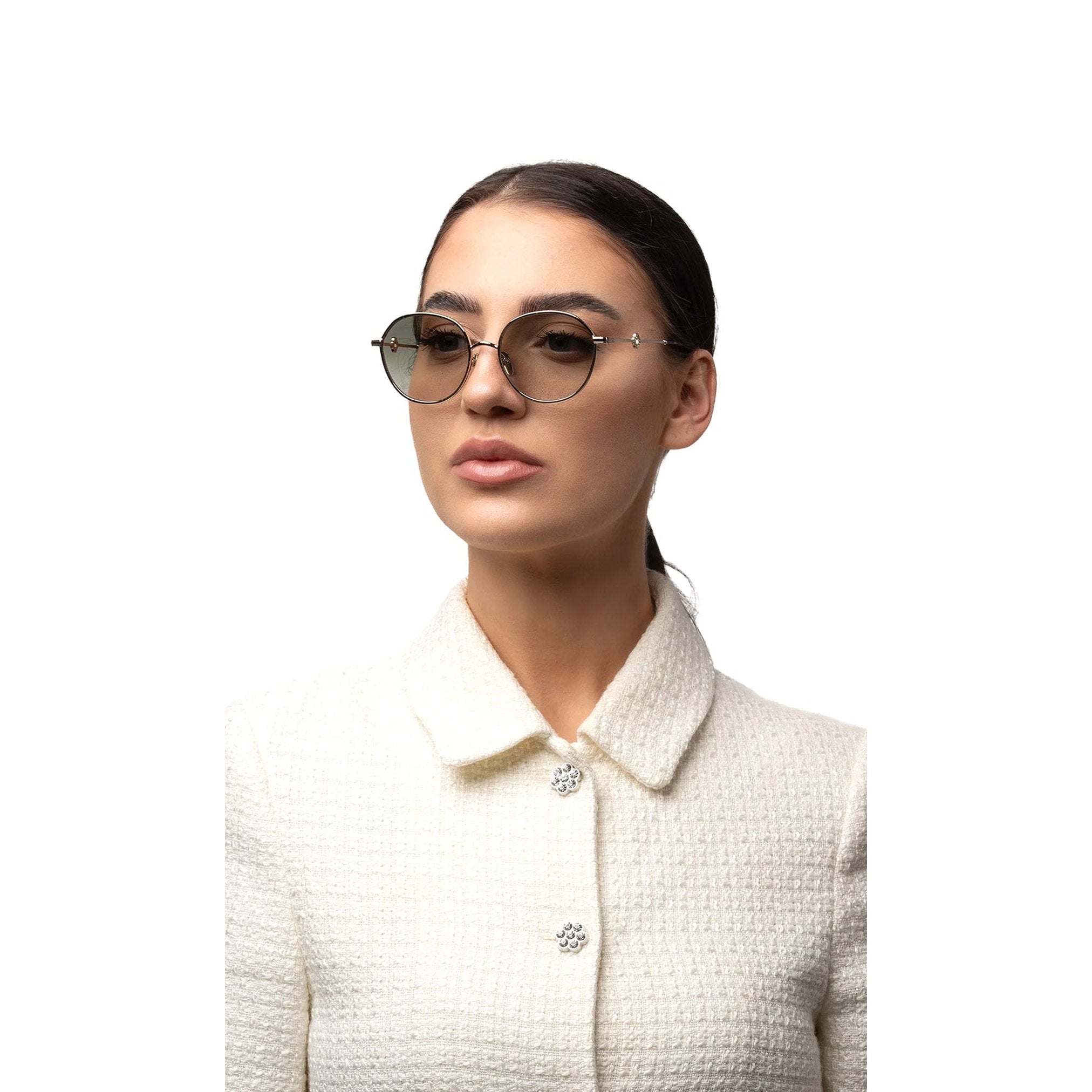 نظارة شمسية نسائية دائرية متدرجة اللون من Jardin