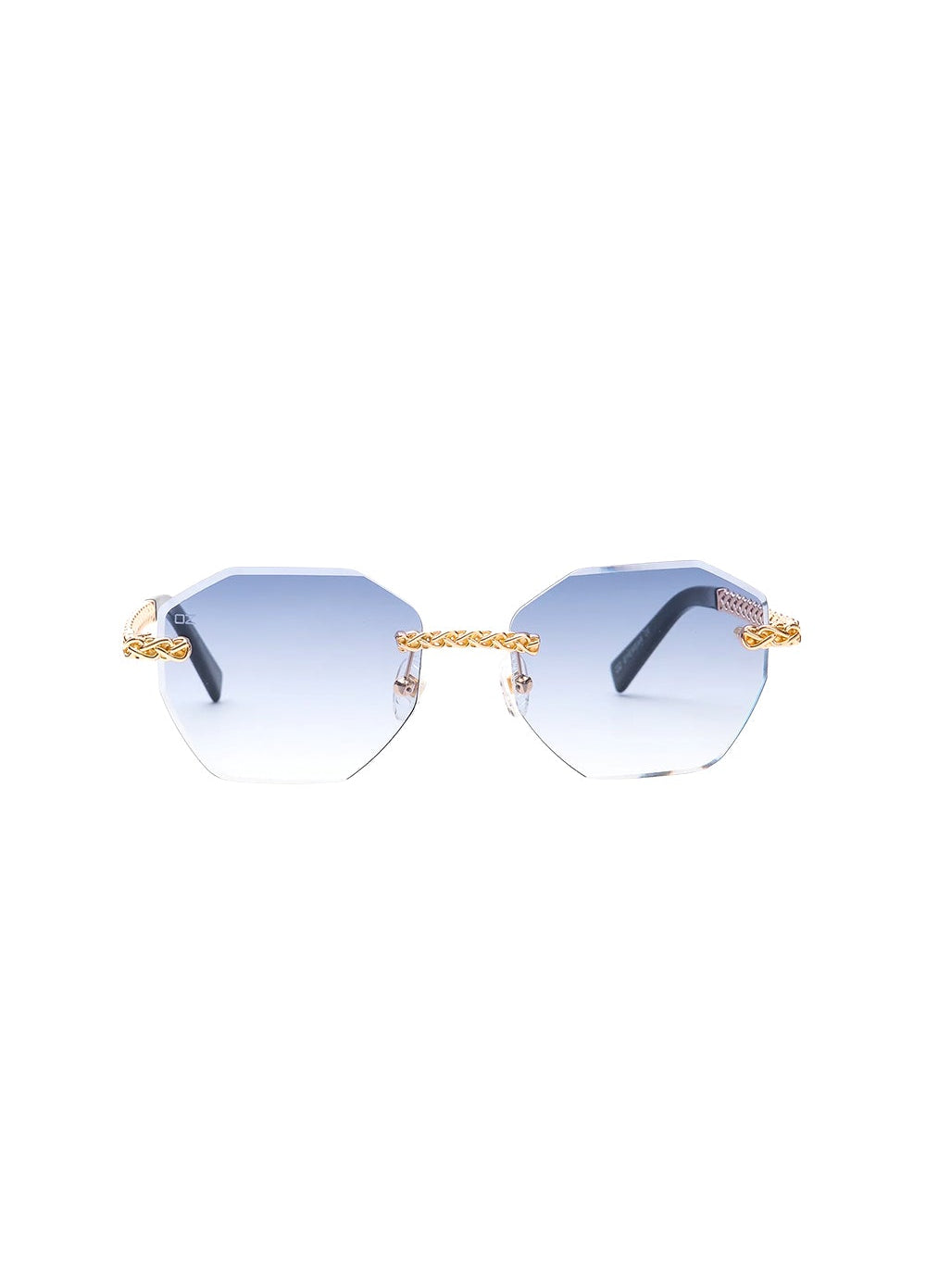 ELEONOR  Rimless Octagon Sunglasses