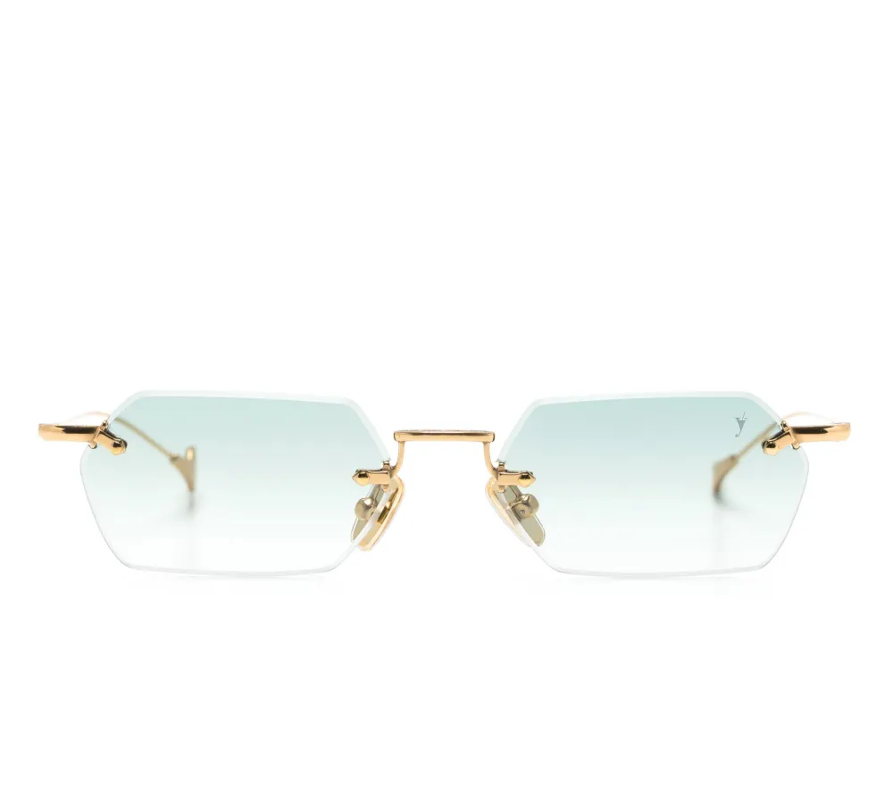 Tank Rimless Rectangle Sunglasses