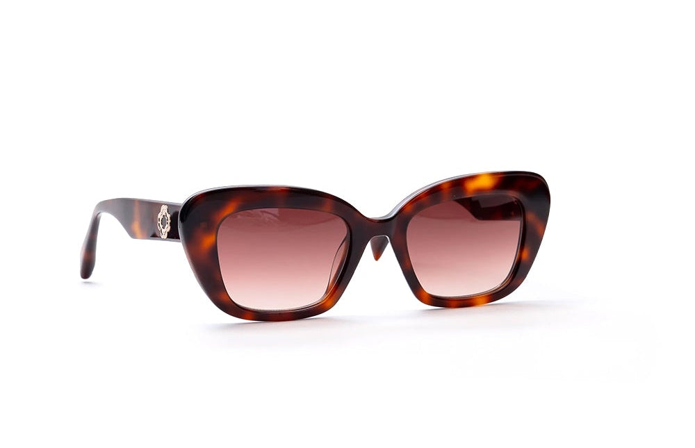 Ambre  Tortoise Cat-Eye Sunglasses