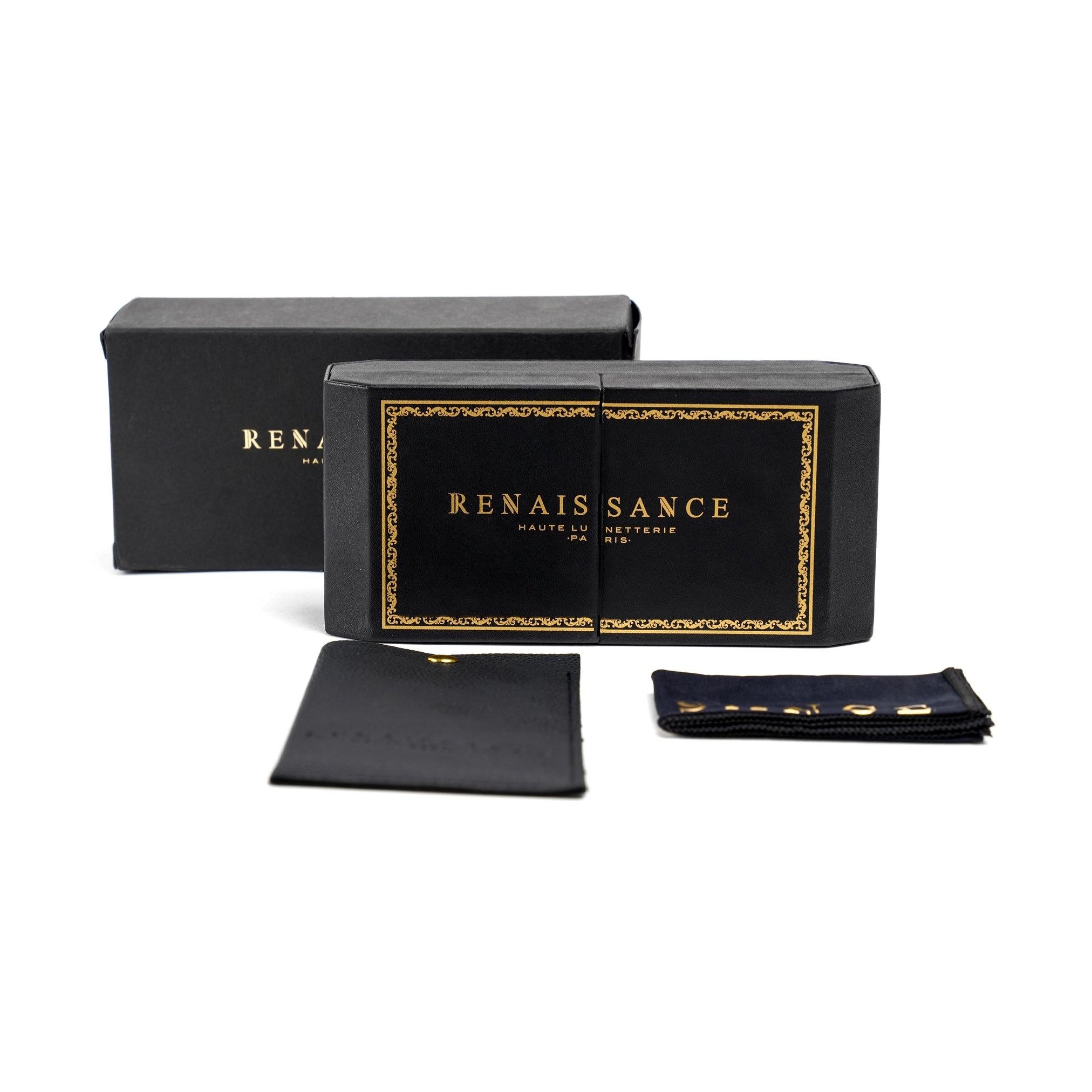 نظارة شمسية من التيتانيوم الذهبي XXXII