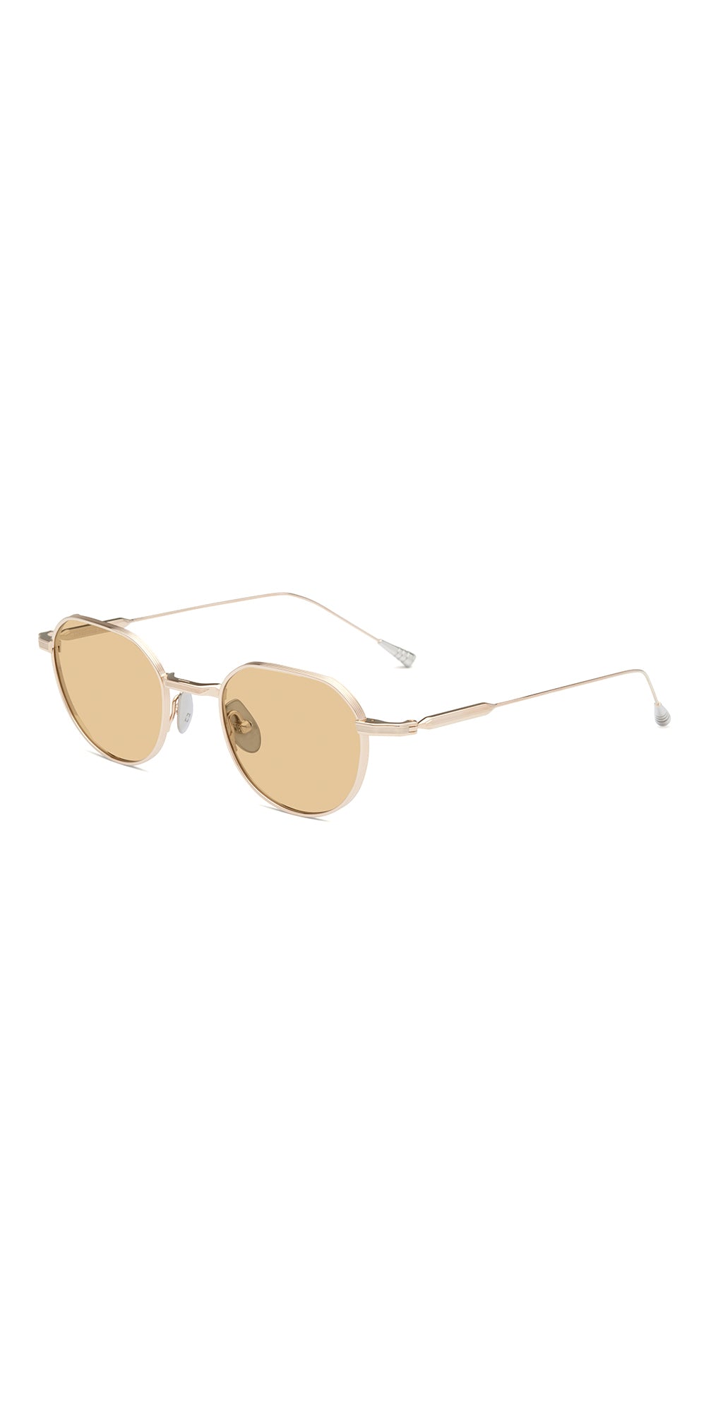Mirage Titanium Round Sunglasses
