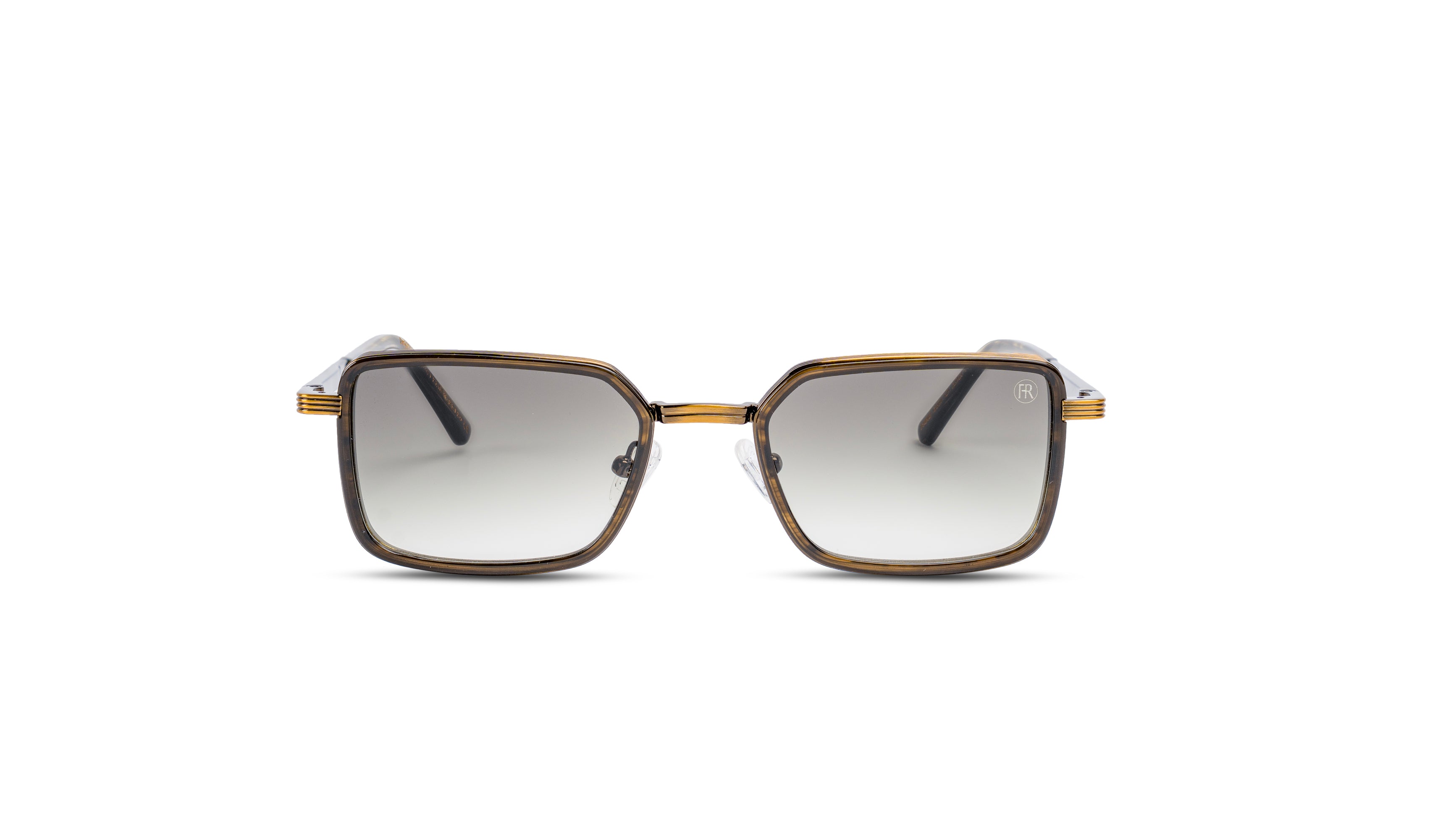 TOBBIE-Square Acetate and Metal Sunglasses