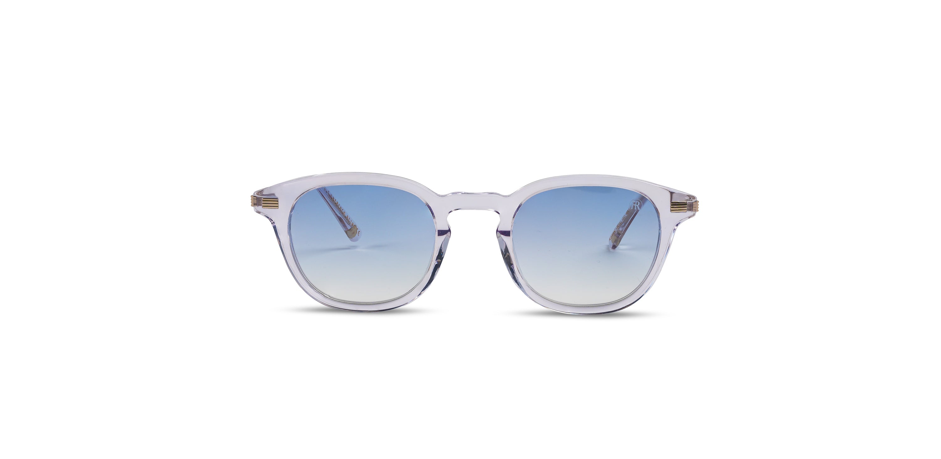 KEVIN- rounded Acetate and Metal Sunglasses