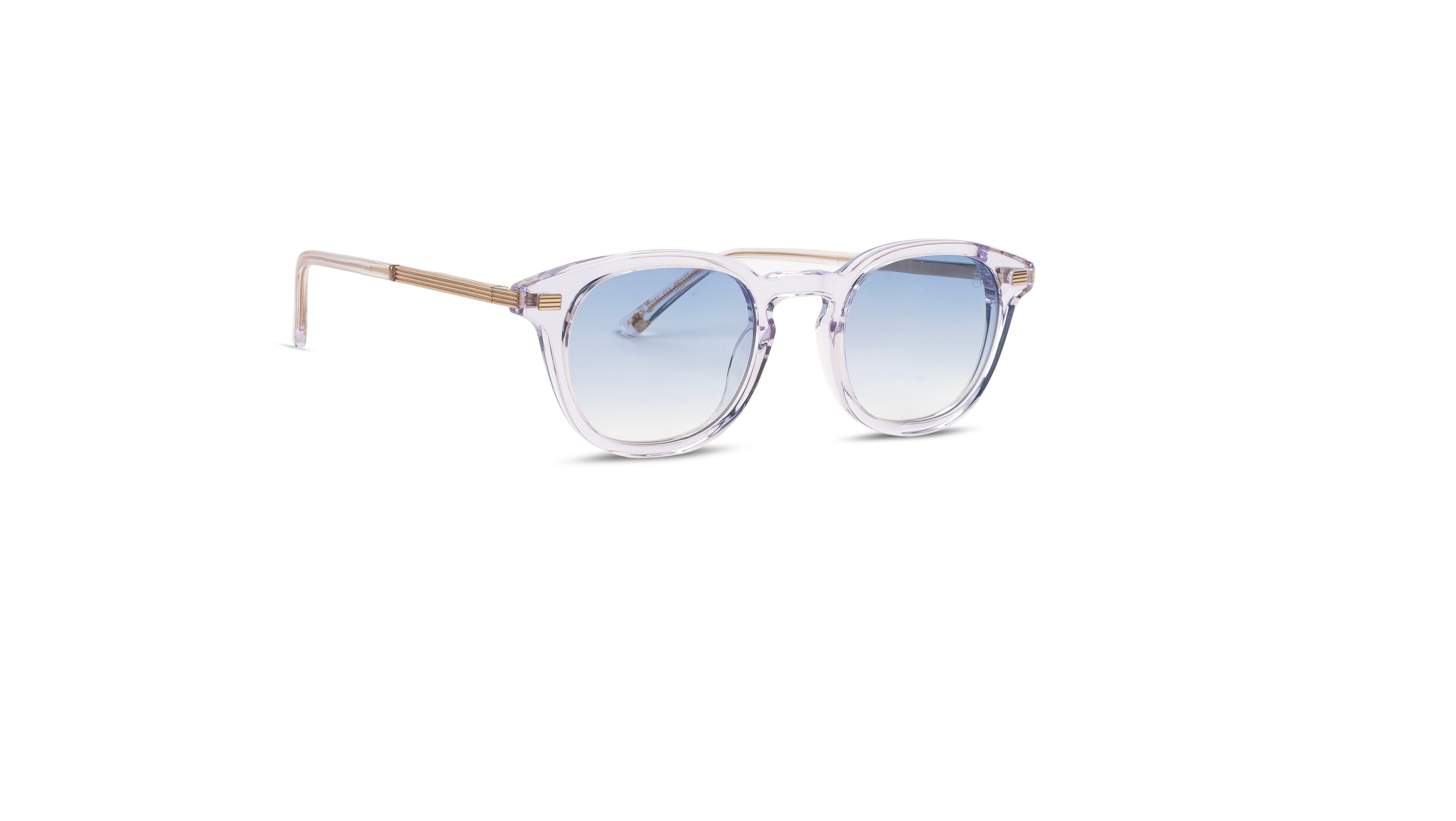 KEVIN- rounded Acetate and Metal Sunglasses